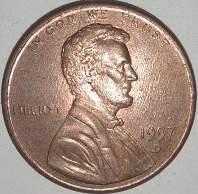 1997-Penny-That-Has-A-Wood-Grain-Look